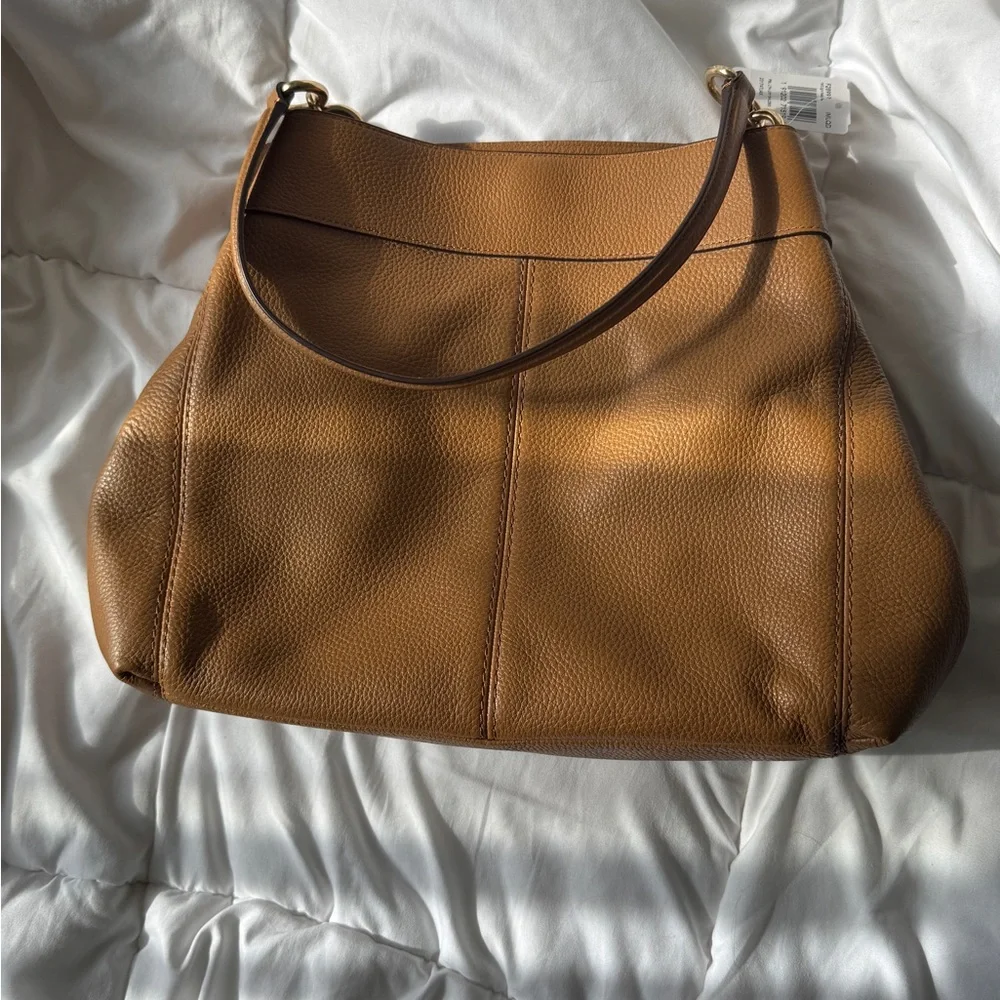 Coach Brown Leather Shoulder Bag - Picture 11 of 12
